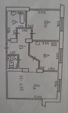 Продам 2-кімнатну квартиру, світла та тепла, Дніпровське шосе - фото 1