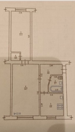 Продам 2х кімнатну ( р-н зупинки.Лялі убийвовк) - фото 1