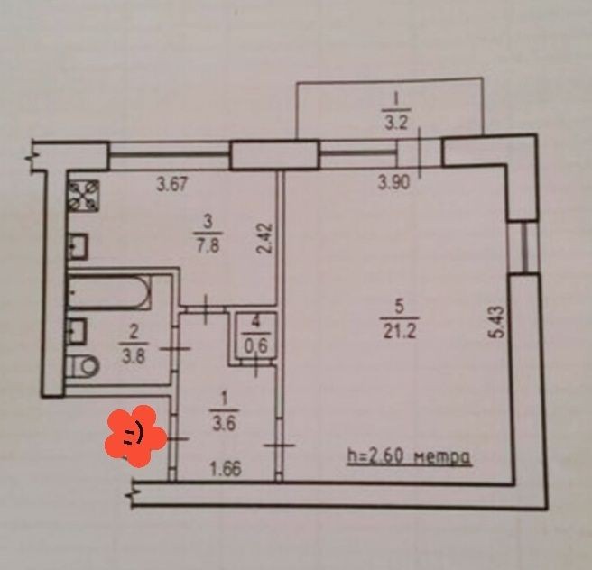 Продам однокімнатну квартиру - фото 1