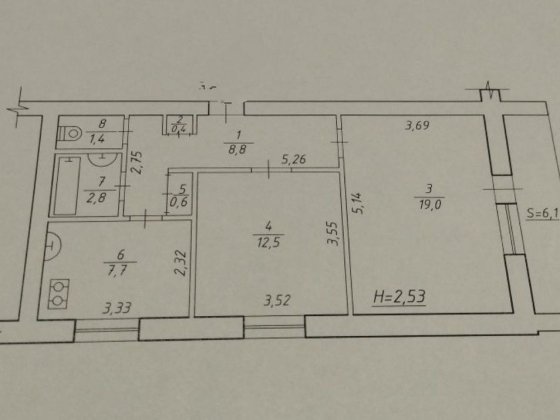 Продаж 2 кімнатної квартири Суми