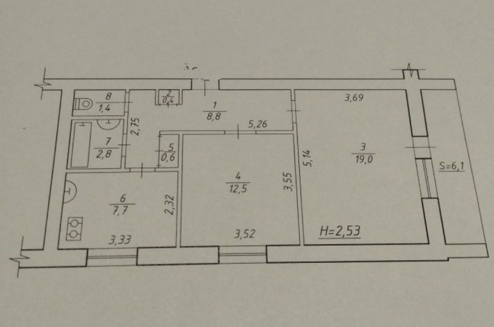 Продаж 2 кімнатної квартири - фото 1