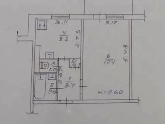 Продаж 1 кім  квартири Полтава