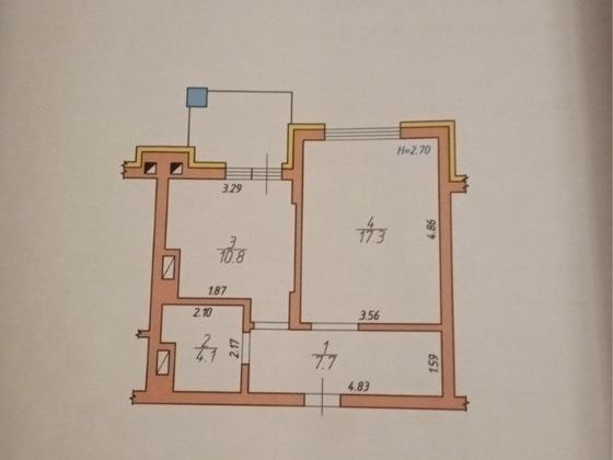 Продаж однокімнатної квартири в престижному районі Чернівці