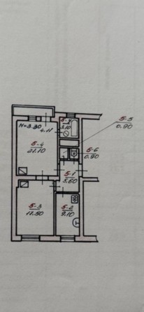 Терміново продам 2 км квартиру Центр, вільна, ключі! - фото 1