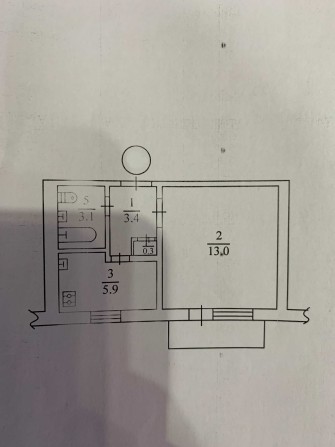 1-кімн. квартира по вул.Хотинській - фото 1