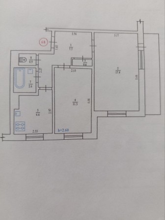 Квартира 52м, дві кімнати - фото 1