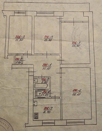 Продається чотирьохкімнатна квартира(чешка) по вул. Південно-Кільцевій - фото 1