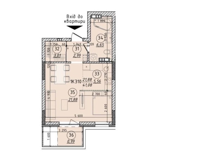 Продаж 1-кім квартири в ЖК “44 AVENUE” від забудовника | Центр - фото 1
