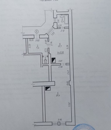 Продаж 2 к ст./ф( центр міста ) Гер.Майд.( напротив Рязані ) - фото 1