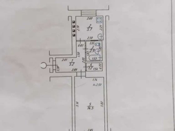 Продаж 1 кімнатної квартири 33 м2 4/5 пов Супрунівка №9222 Полтава