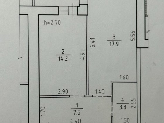 1К квартира на ЗСУ 1 Суми