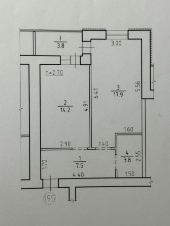 1К квартира на ЗСУ 1 - фото 1