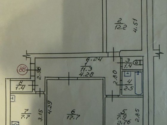 Продаж! трьохкімнатна квартира Полтава