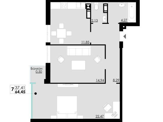 Продаж 2 кім.кв. Черновцы