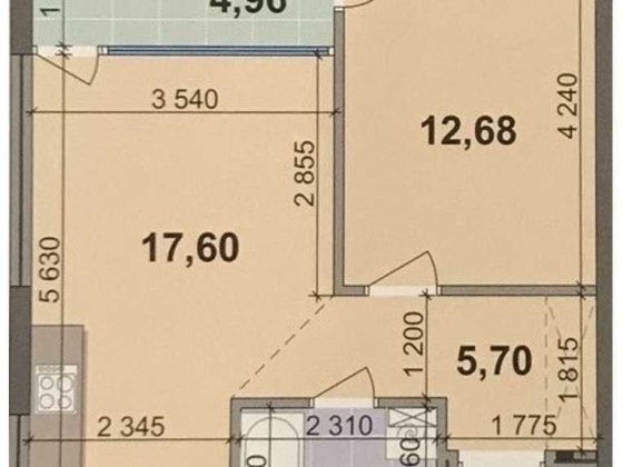 НА ОЗЕРО! 1к квартира 46м2 в ЖК Seven Севен Осокорки Славутич Позняки Киев