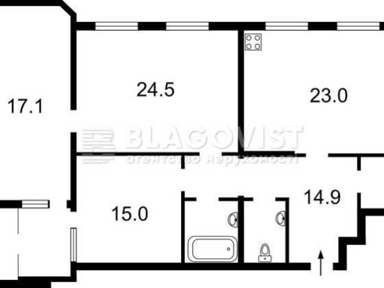 Оболонь продаж 3к квартири  Лук’яненка Левка 2-4 Київ