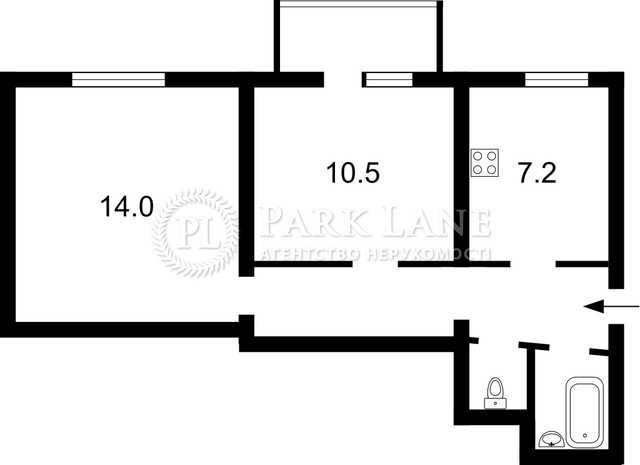 Продаж 2к квартири з ремонтом Хорива Контрактова Площа - фото 1