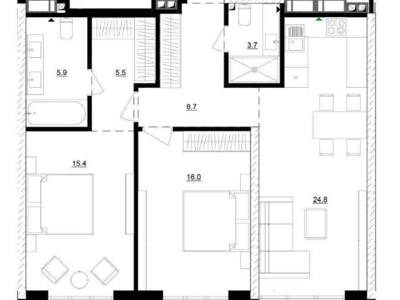 Без комісії!Квартира Мрії! ЖК Русанівська Гавань 80 кв.м Вид на Дніпро Киев