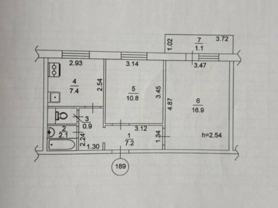 2-кімнатна квартира 47 м² | м. Лісова 10 хв | Лісовий проспект | Газ