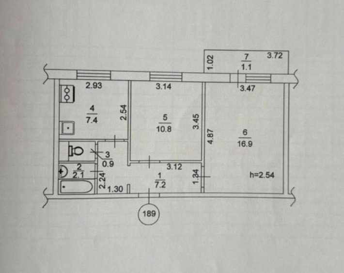 2-кімнатна квартира 47 м² | м. Лісова 10 хв | Лісовий проспект | Газ - фото 1