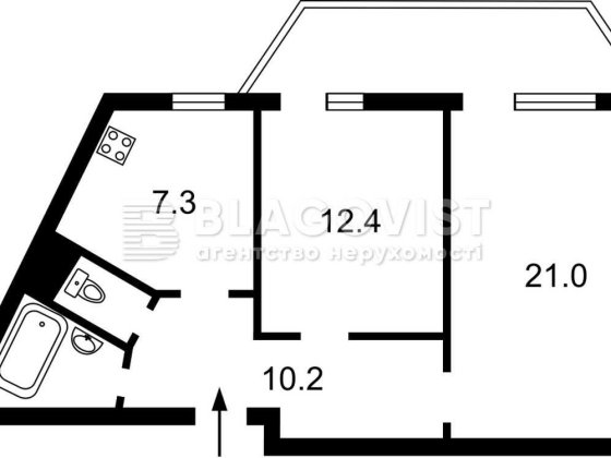 Продам 2х кімнатну квартиру вул  Бальзака Оноре де 6 Київ