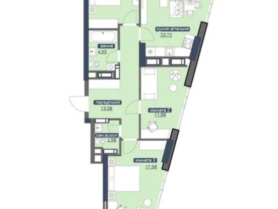 ЖК Метрополіс,3-х квартира! Без комісії! Киев