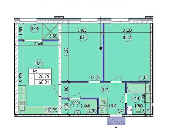 2К БЕЗ комісій і доплат, СУПЕР ВИДОВА, в ЖК Нова Англія