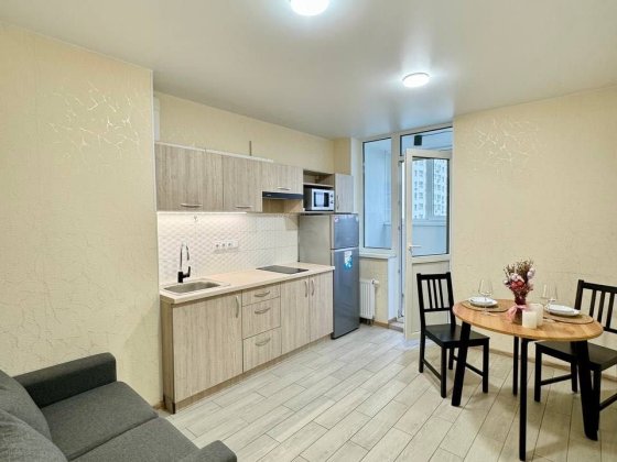 БЕЗ %/ Продаж 1 кім квартири з ремонтом в новому ЖК Одеський бульвар Київ