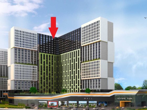 Olympic Park Бажана, 17 3 кімн кв 2уровневая 97кв.м Київ