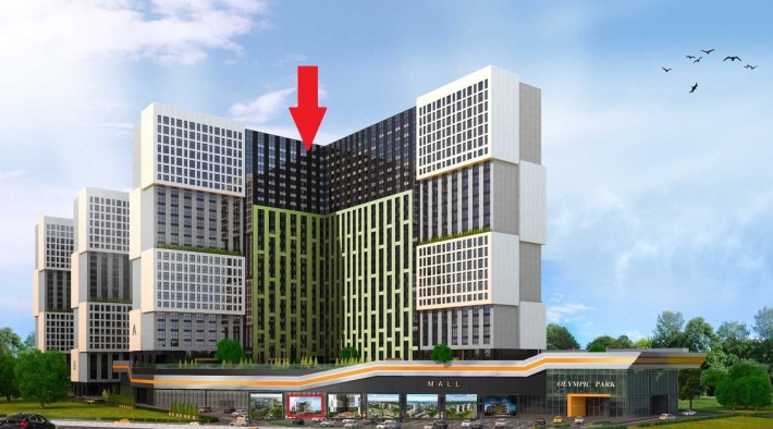 Olympic Park Бажана, 17 3 кімн кв 2уровневая 97кв.м - фото 1