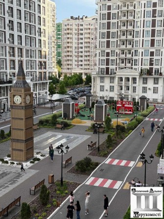 Без%, 2-кімнатна 61 м2, жк Нова Англія, м Васильківська, буд Лондон - фото 1