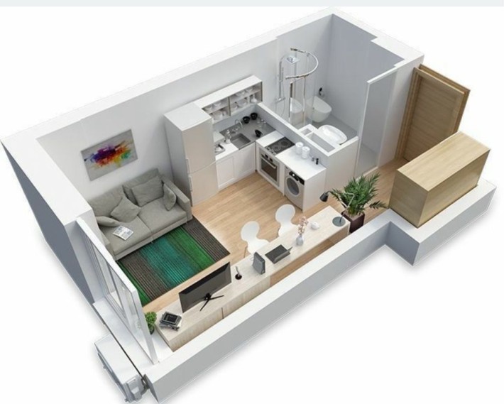 Смарт-квартира 27кв.м, Троєщина, Деснянський район - фото 1