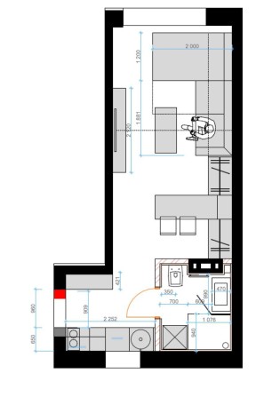 Студія 26 м2 Деснянський, м Лісова пеуступка - фото 1