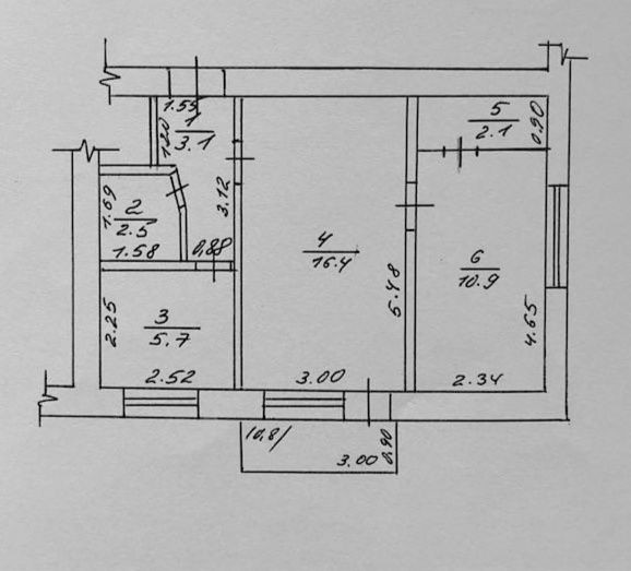 2-кімнатна квартира б-р Шевченка, 299 - фото 1