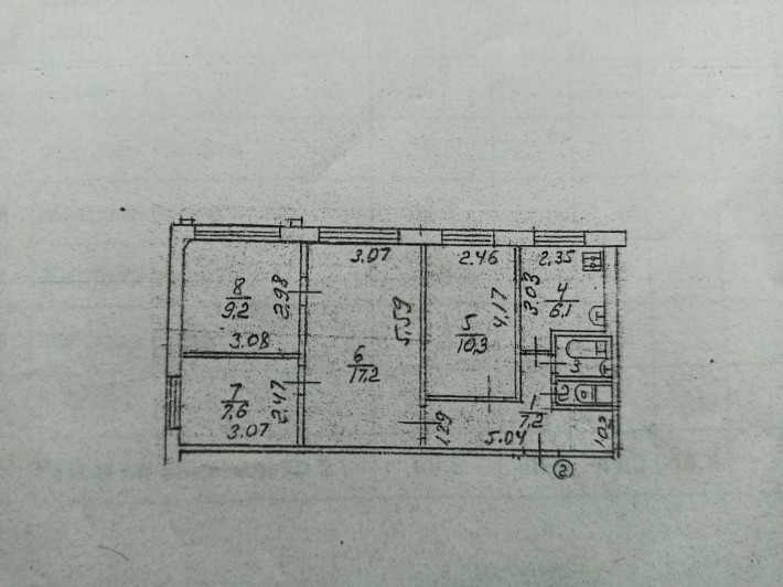 4х кімнатна на Космонавтів - фото 1