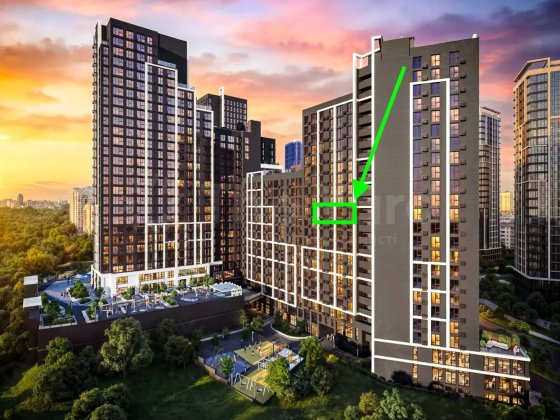 Вигідна 2к 1720$/м2 69м2 Розтермінування Nordica, Новопечерські Липки Киев