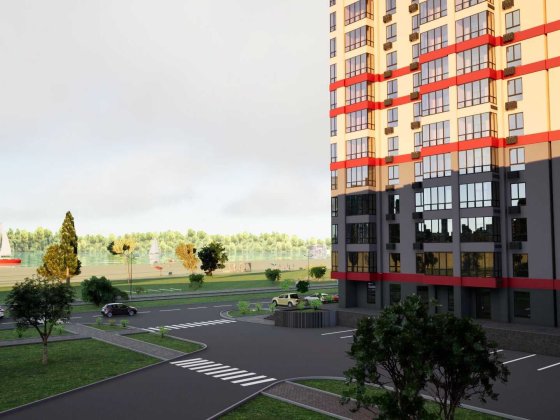 2-кімнатна квартира в новому ЖК на березі Дніпра | Розтермінування Черкассы