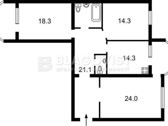 Продаж 3 кімн квартири Оболонь, стМ Мінська Лук’яненка Левка 21 корп.8