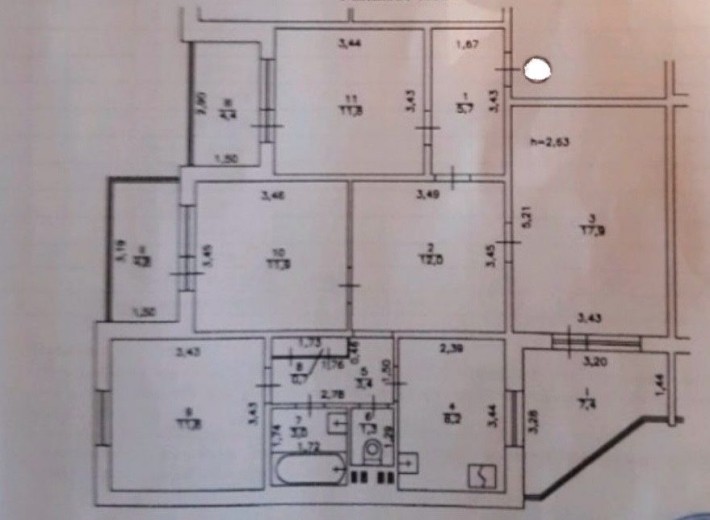 Продаж 4 кімн. квартири, вул. Градинська 18, Троєщина, ТЦ Район, - фото 1