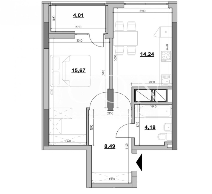 Продаж квартири | 46м² | ЖК Nordicа Residence - фото 1