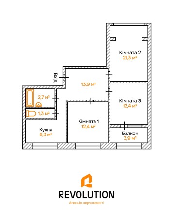 Закревського 41А | 3к квартира | Без % | Капремонт, роздільна - фото 1