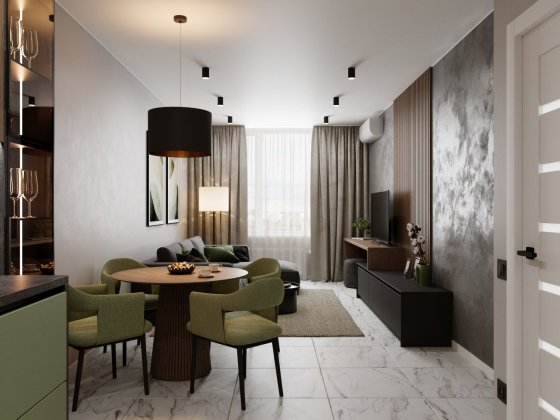 Продається 1 кімнатна(евродвушка), видова квартира 59 м.кв.  жк" Новий Київ