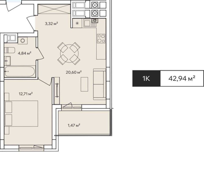 Продам квартиру в ЖК Central Park м. Ужгород БЕЗ комісіі! 4 кв.2027 р - фото 1