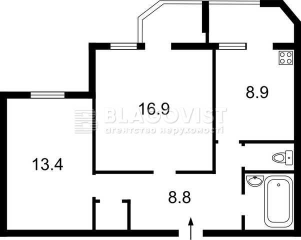Продаж квартири на Новодарницькій 6 Дарницька площа Вокзал - фото 1