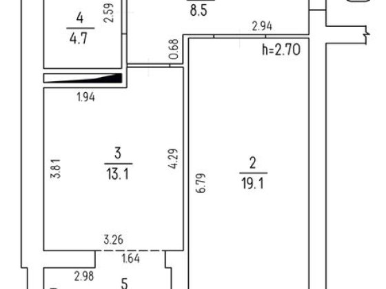 Продаж 1-кімнатної квартири Черкассы