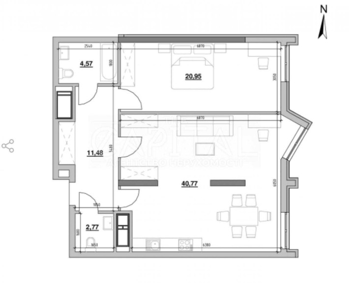 Продаж квартири шос. Залізничне, 45а /  Nordica Residence - фото 1