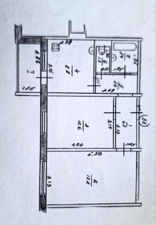 Квартира двокімнатна,вул.Льотна! - фото 1