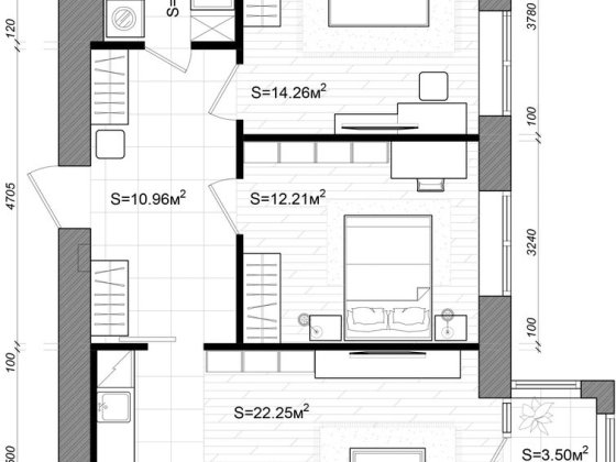 Продам 2-комн, ЖК Аржанова Днепр