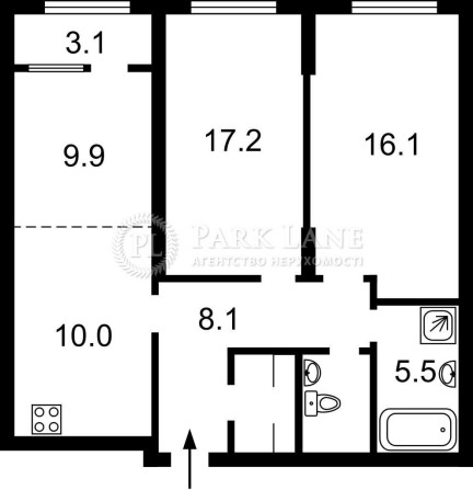 2-к квартира ЖК новий Автограф Князя Романа Мстиславича Жмаченка 22А - фото 1