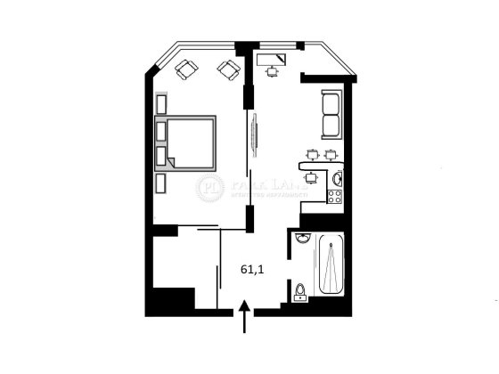 продаж квартири 1кім 61,1м 13пов. ЖК Pecher SKY вул. Болсунівська 2 Київ